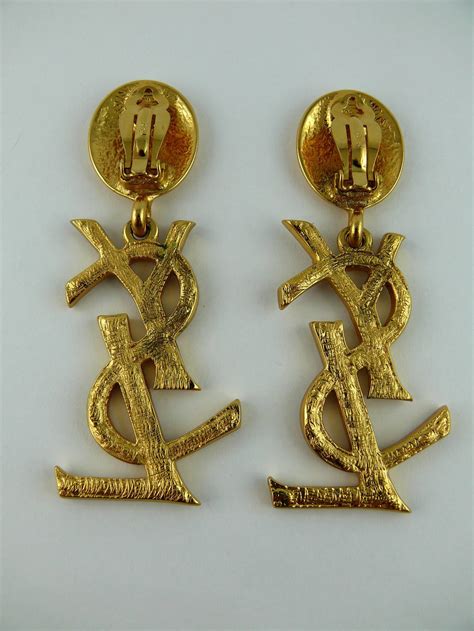 women's ysl earrings|yves saint laurent earrings.